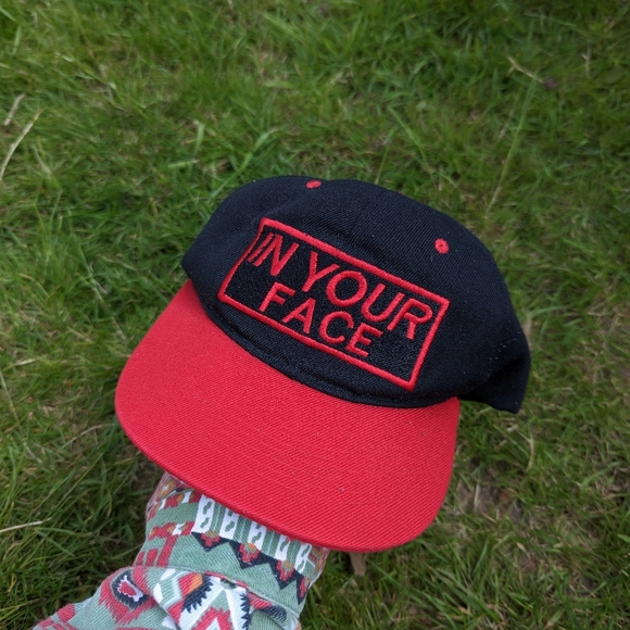 Accessories In Your Face Funny Snapback Hat Poshmark